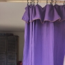 Curtain Craie myrtille 140x270 cm