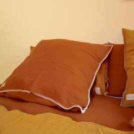Pillow case Craie cuivre