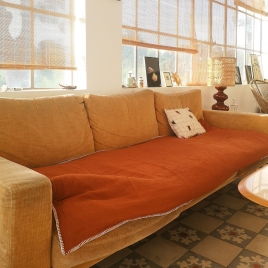 Removable sofa cover Craie cuivre (padding included)