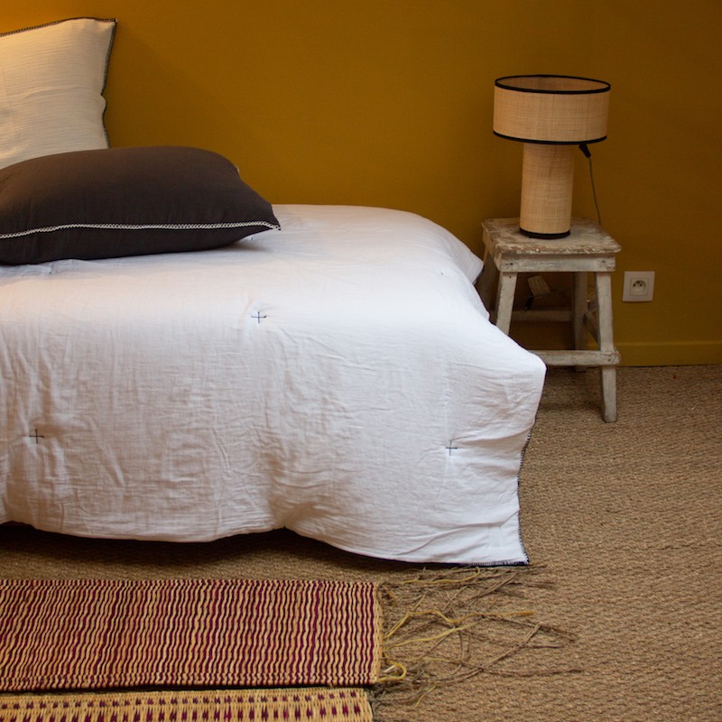 Edredon molletonné Blanc de Blanc 140x200cm - grand modèle