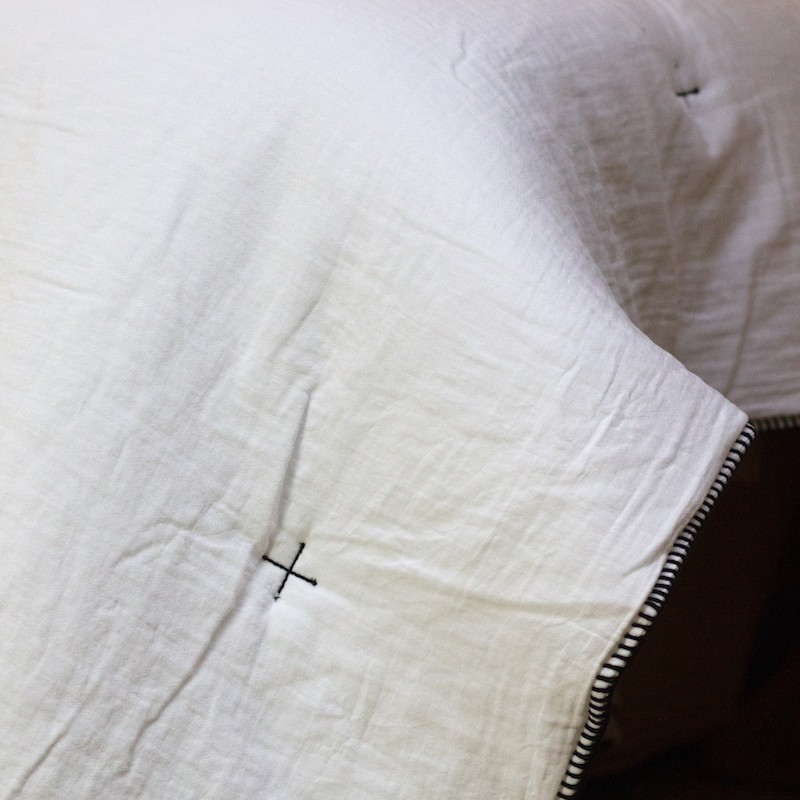 Edredon molletonné Blanc de Blanc 140x200cm - grand modèle