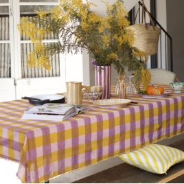 Tablecloth Madras PONDI(CHÉRIE)