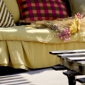 Removable sofa cover Craie gingembre (padding included)