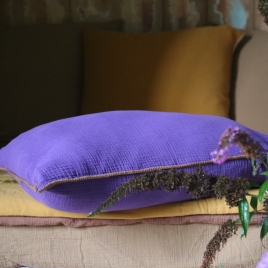 Pillow case Craie myrtille