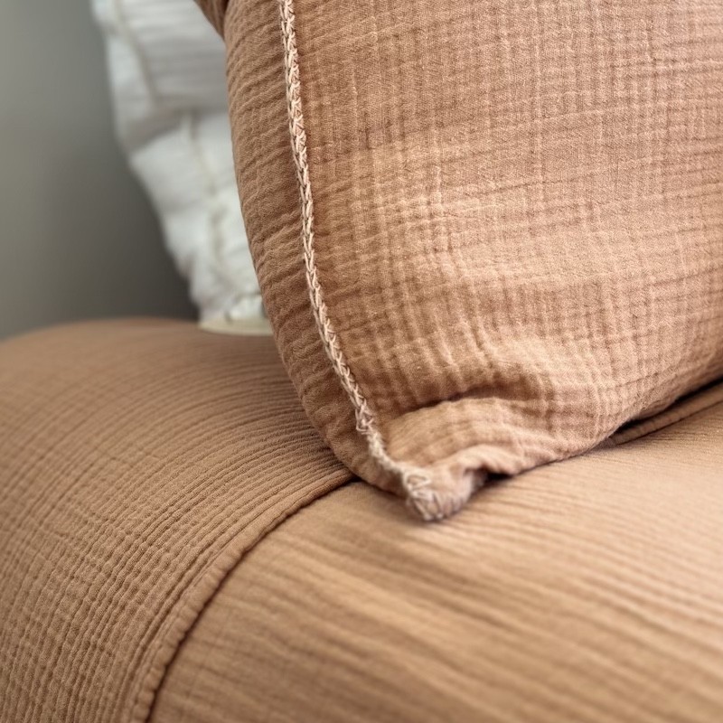 Drap plat Craie rose des sables 270x310 cm