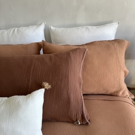 Pillow case Craie rose des sables