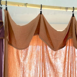 Curtain Craie rose des sables 140x270 cm