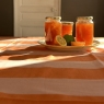 Tablecloth LIMONADE pink & coral