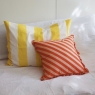 Cushion cover LIMONADE lemon & white