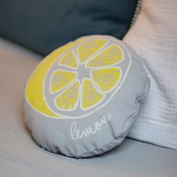 Petit coussin pouet "vintage spirit" lemon  nuage