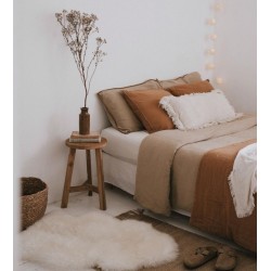 Duvet cover Craie houblon