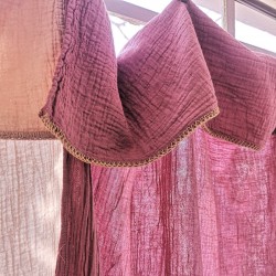 Curtain Craie lilas 140x270 cm