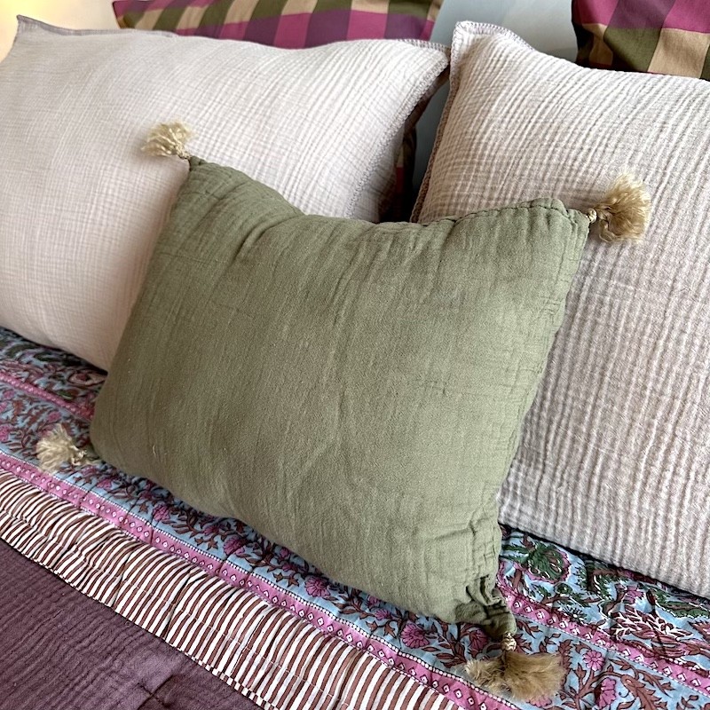 Coussin Nomade bronze