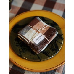 Set de 4 serviettes de...