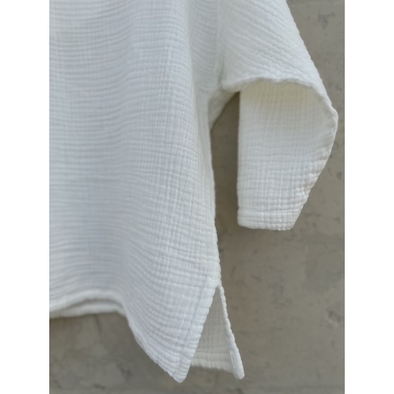 Blouse col V Nomade Ecru