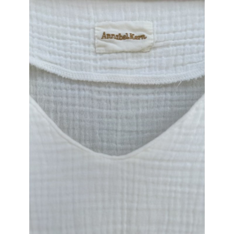 Blouse col V Nomade Ecru