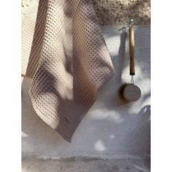 Essuie main nid d'abeille 45x70 Blush