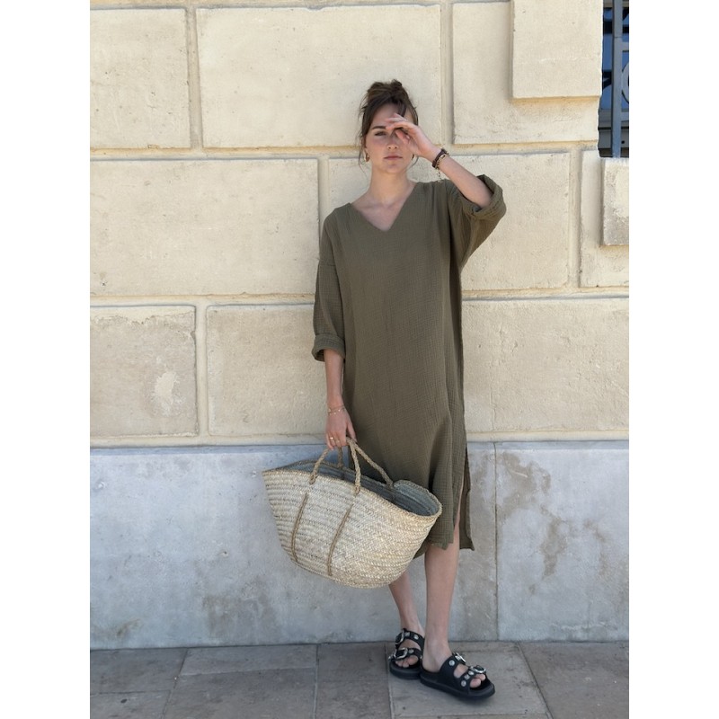 Tunique longue Nomade Bronze