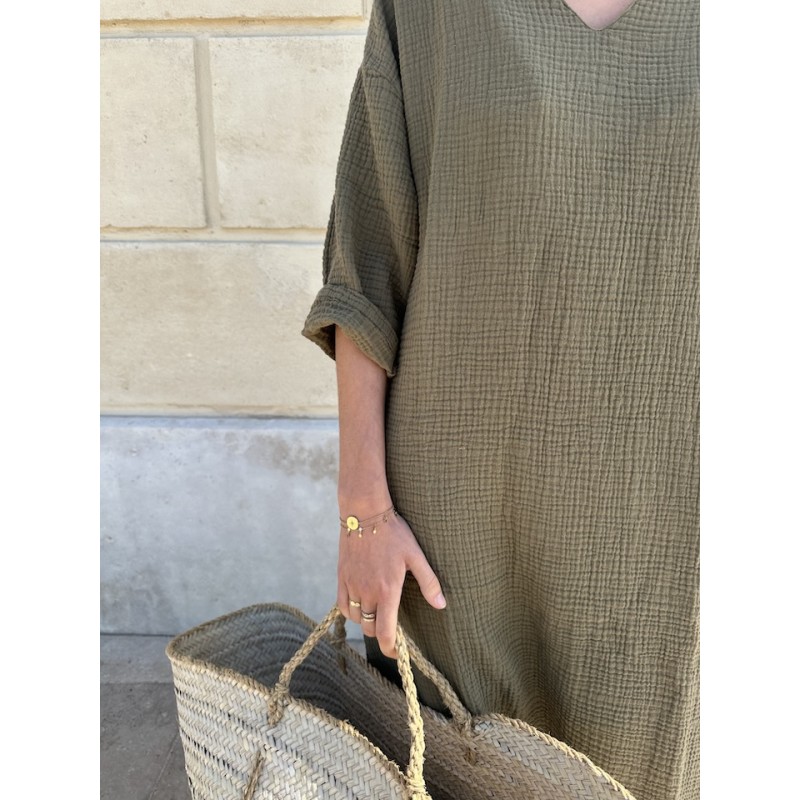 Tunique longue Nomade Bronze