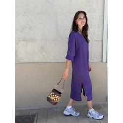 Tunique longue Nomade Myrtille