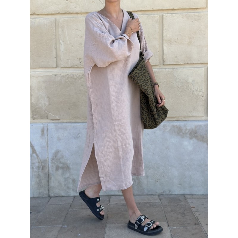 Tunique longue Nomade Blush