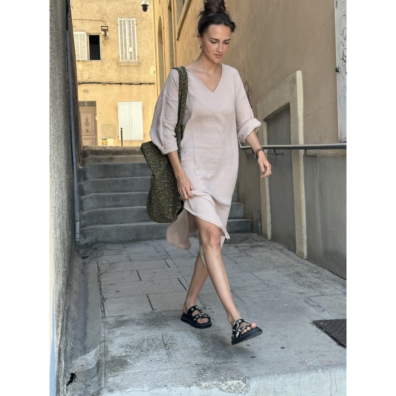 Tunique longue Nomade Blush