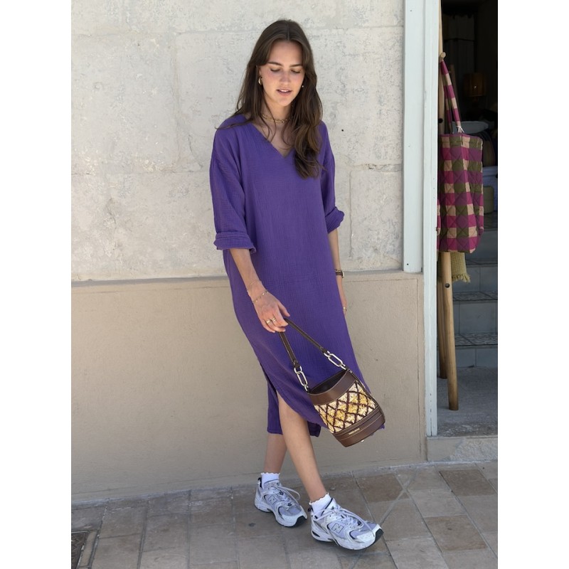 Long Tunic Nomade myrtille