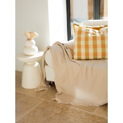 Quilted plaid Craie 140x100 cm