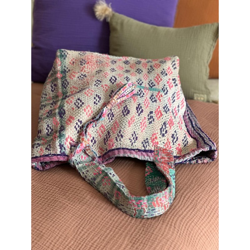 Cabas Kantha Multicolore