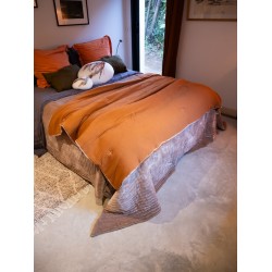 Quilted cover Craie cuivre...