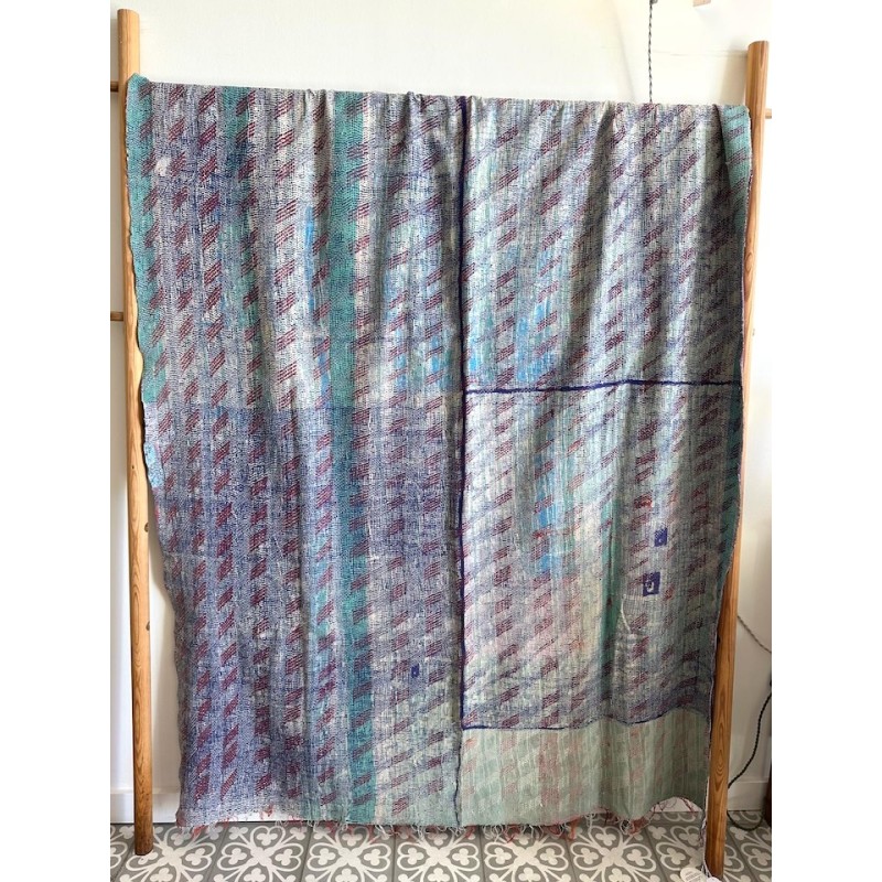 Couverture Kantha chamaré