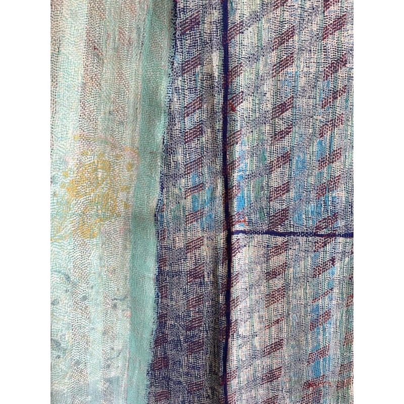 Couverture Kantha chamaré