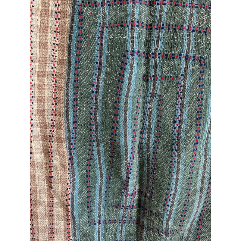 Couverture Kantha Ikat 175 x 140
