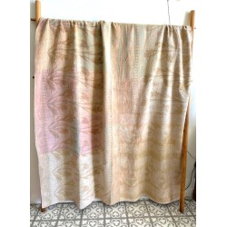 Couverture Kantha Pastel