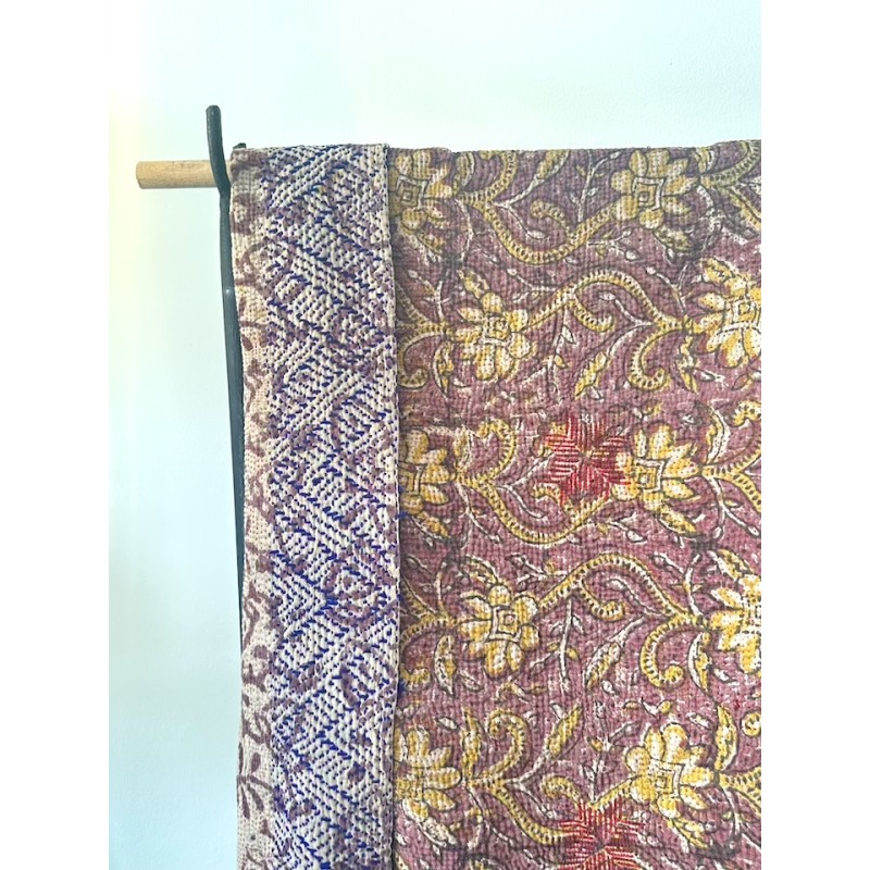 Couverture Kantha Bagru
