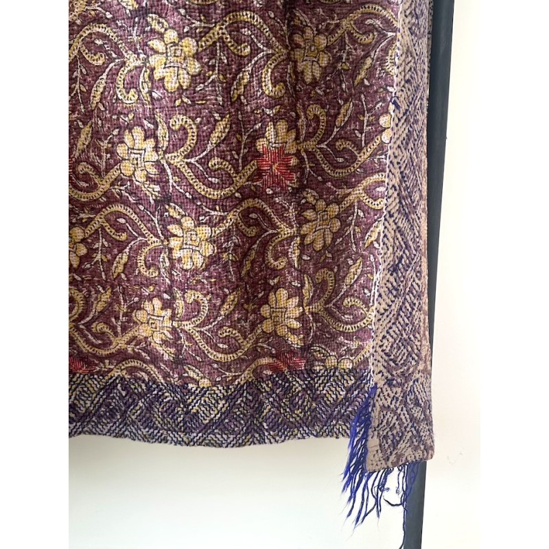 Couverture Kantha Bagru