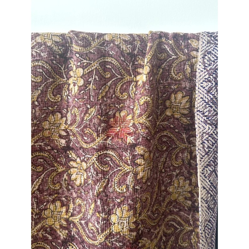 Couverture Kantha Bagru