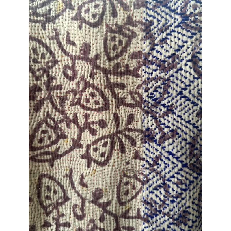 Couverture Kantha Bagru