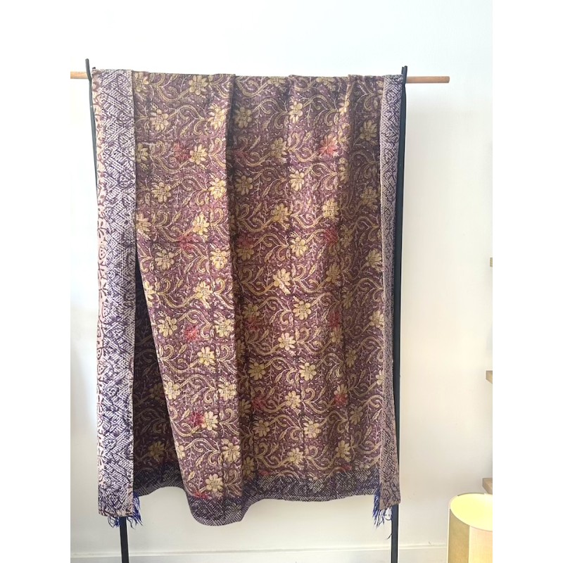 Couverture Kantha Bagru