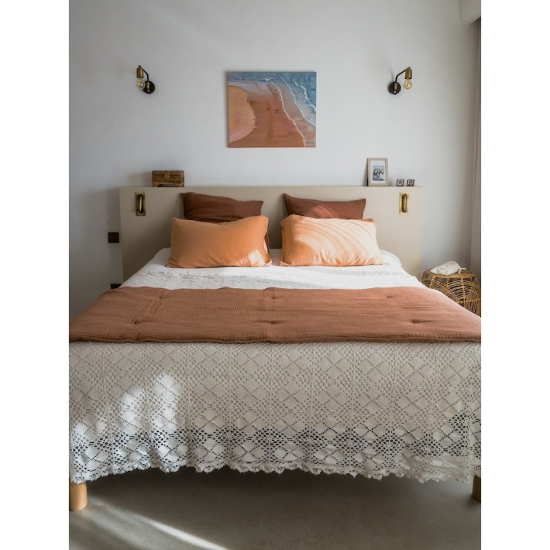 Removable sofa cover Craie terre cuite (padding included)