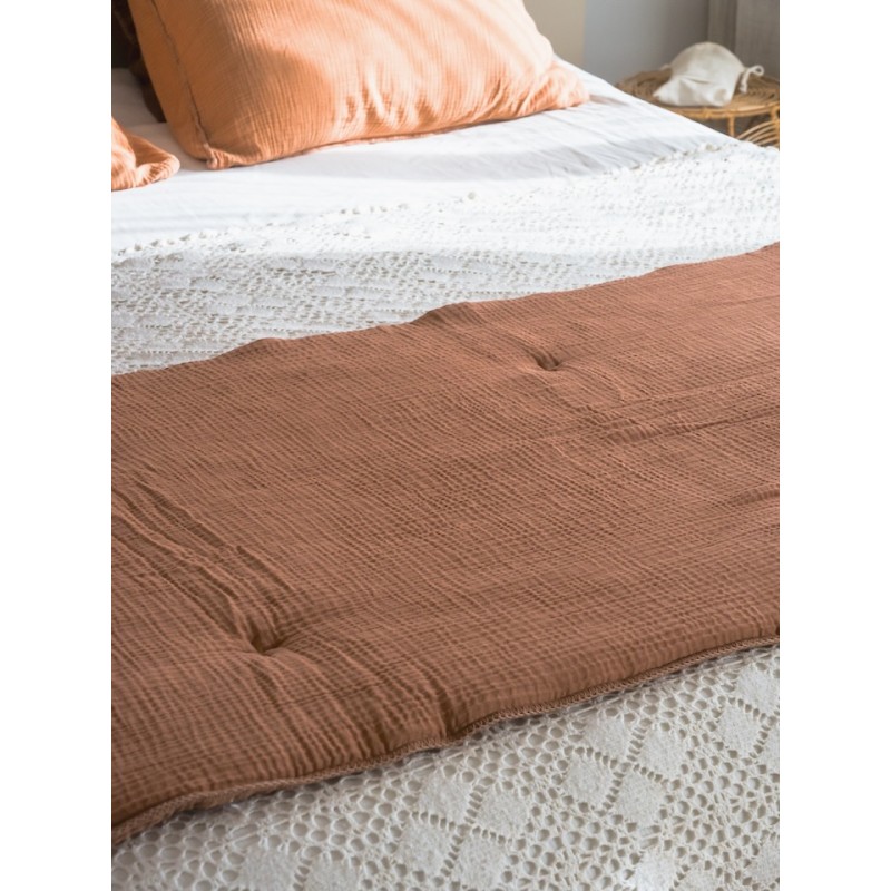 Removable sofa cover Craie terre cuite (padding included)