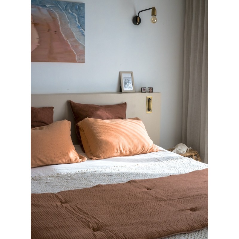 Removable sofa cover Craie terre cuite (padding included)