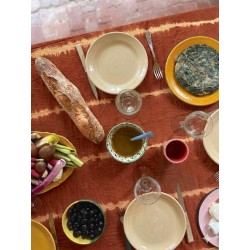 Nappe Tie & Dye Mallorca Terracotta