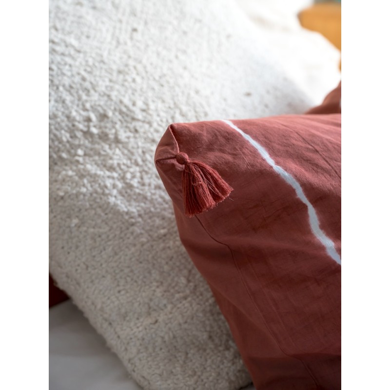 Coussin Tie and Dye Mallorca Terracotta