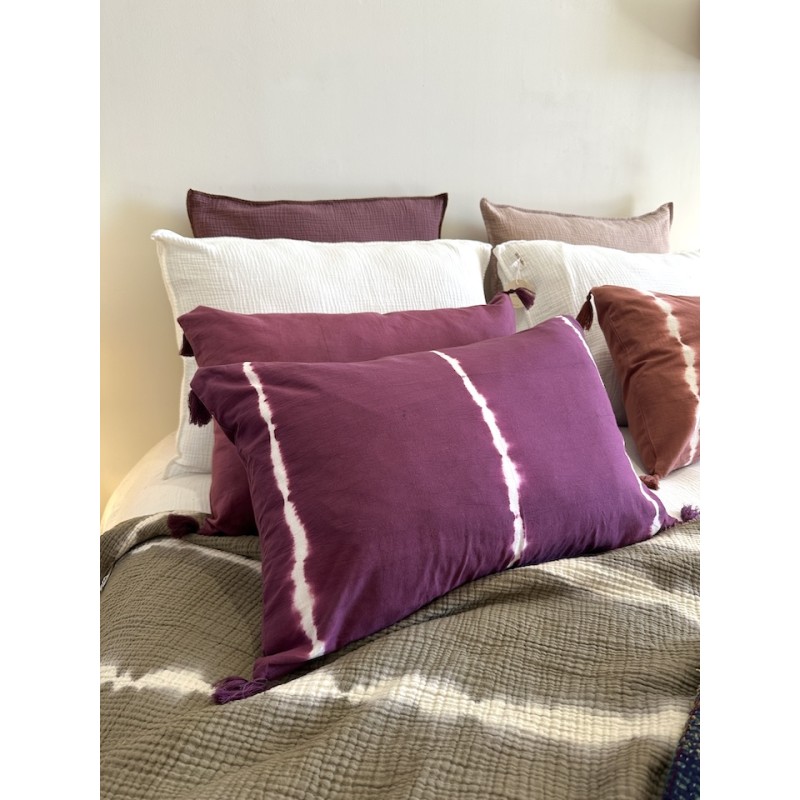 Coussin Tie and Dye Mallorca Lilas