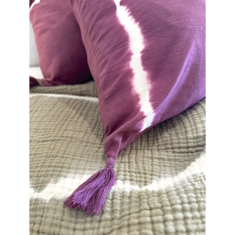 Coussin Tie and Dye Mallorca Lilas