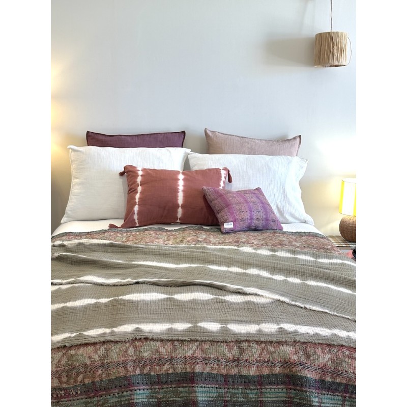 Plaid Tie and Dye Mallorca Kaki