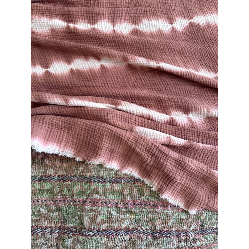 Plaid Tie and Dye Terracotta