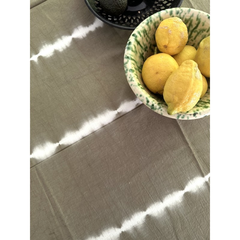 Nappe Tie & Dye Mallorca Kaki
