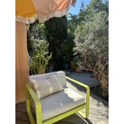 Coussin Tie and Dye Mallorca Grège
